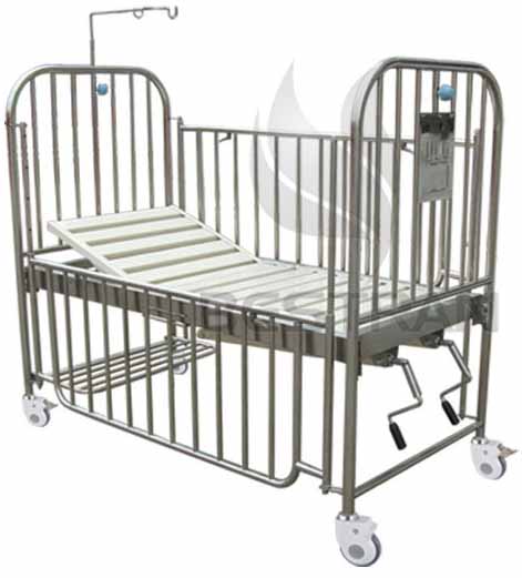 2 crank manual children bed 