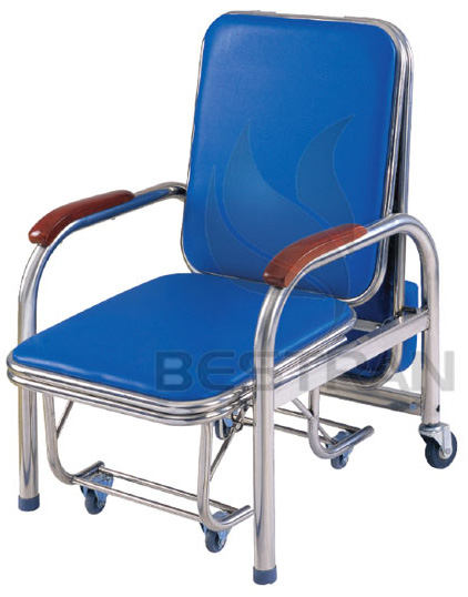 Stainless steel Attendant Chair