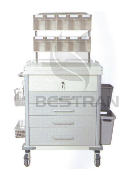 Steel Anesthesia Trolley