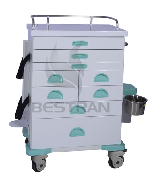 Steel Anesthesia Trolley