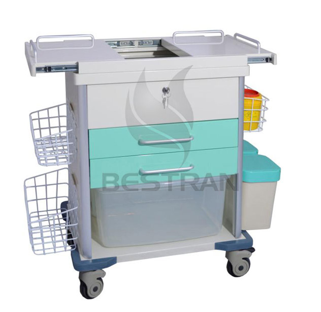Steel Anesthesia Trolley