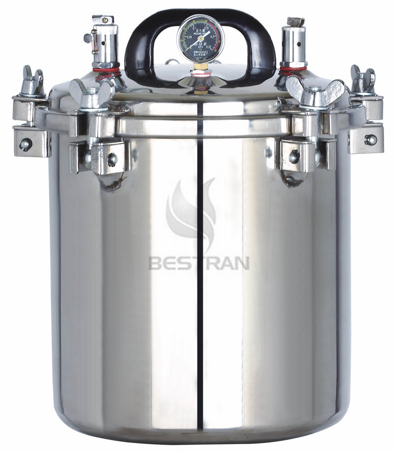 Portable pressure steam sterilizer  