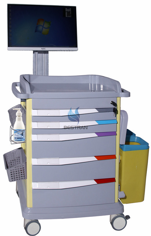 Luxurious Wireless Nursing Computer Trolley