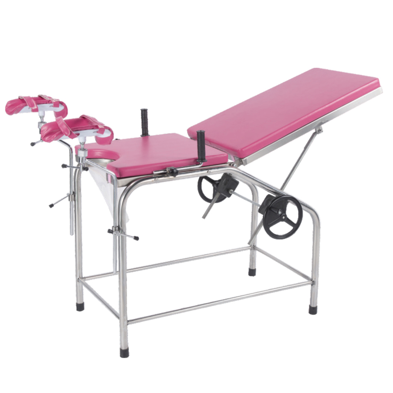 Manual gynecology table