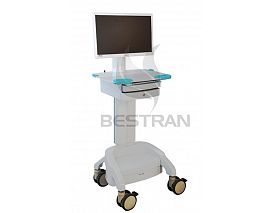 Doctor workstation computer trolley