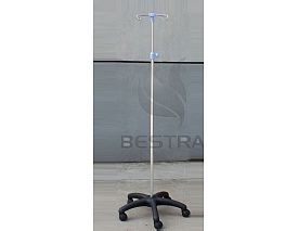 Stainless steel IV pole 