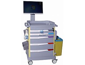 Luxurious Wireless Nursing Computer Trolley