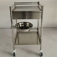 Stainless Steel Medical Trolley(Detachable)