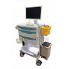 Doctor workstation computer trolley