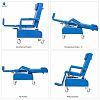 Sillón de diálisis manual con ajuste mediante resorte de gas y posición de Trendelenburg.